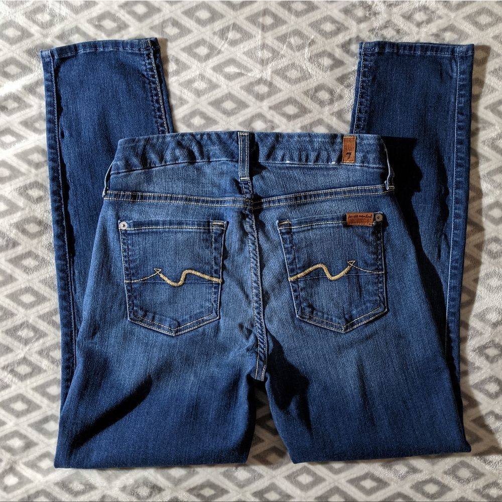 7 For All Mankind Kimmie Crop Style women's jeans 7FAM Size 24